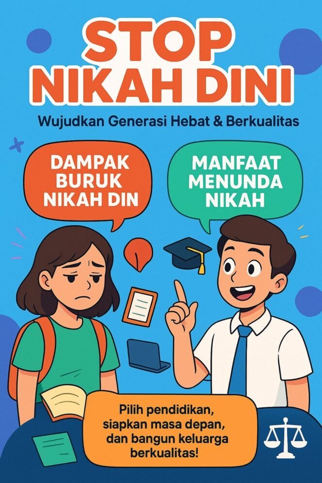
 Pendidikan lebih Utama dari sekedar Menikah Tanpa Kesiapan Jasmani, Rohani, dan FInansial