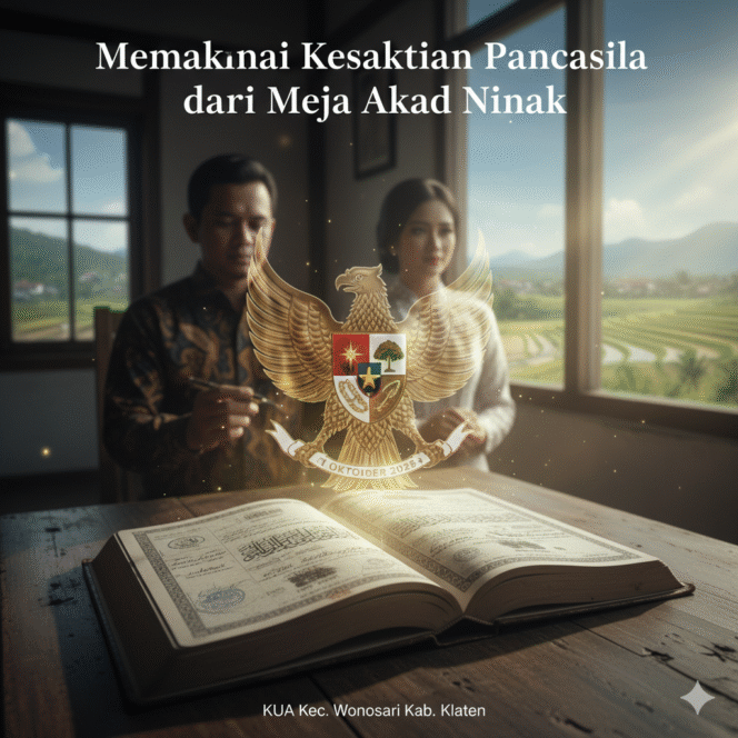 
 Memaknai Kesaktian Pancasila dari Meja Akad Nikah: Refleksi Seorang Penghulu