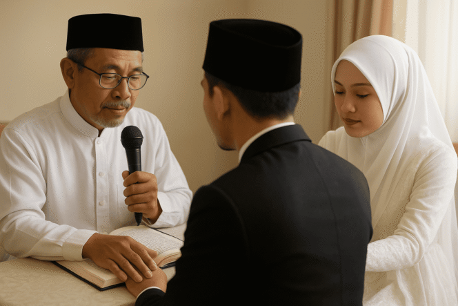 
 Dakwah Lembut di Meja Akad Menyampaikan Pesan Cinta dari Allah