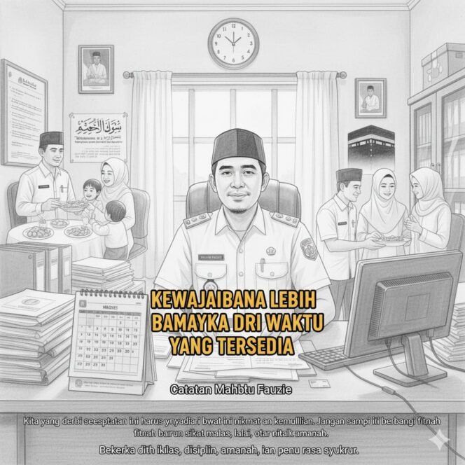 
 Kewajiban Kita Lebih Banyak dari Waktu yang Tersedia