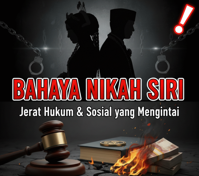 
 Pernikahan Siri atau Tidak Tercatat Termasuk Bentuk Pelanggaran Administratif dan  Membahayakan Masa Depan Keluarga