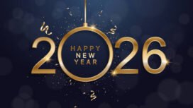 2026 Happy New Year Background Design. Greeting Card, Banner, Poster. Vector Illustration.