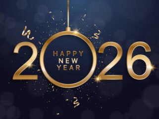 2026 Happy New Year Background Design. Greeting Card, Banner, Poster. Vector Illustration.