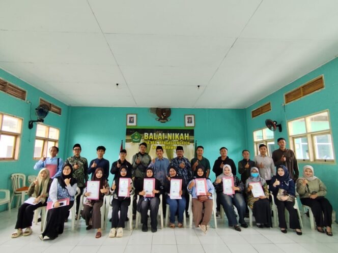 
 Tingkatkan pentingnya Pretest dan Posttest dalam Bimbingan Perkawinan, KUA Rengasdengklok gemakan catin dapat berintelektual dan berintegritas.