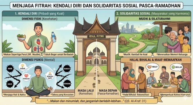 
 Menjaga Fitrah: Kendali Diri dan Solidaritas Sosial Pasca Ramadhan