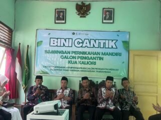 Foto: Kepala KUA Kaliori Rembang Launching Program Bini Cantik