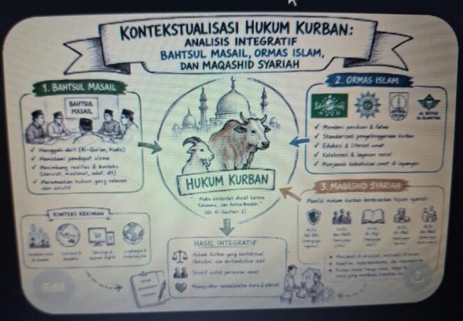 
 Kontekstualisasi Hukum Kurban: Analisis Integratif Bahtsul Masail, Ormas Islam, dan Maqashid Syariah