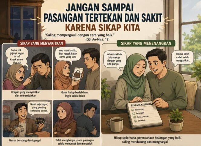 
 Jangan Sampai Pasangan Tertekan dan Sakit karena Sikap Kita