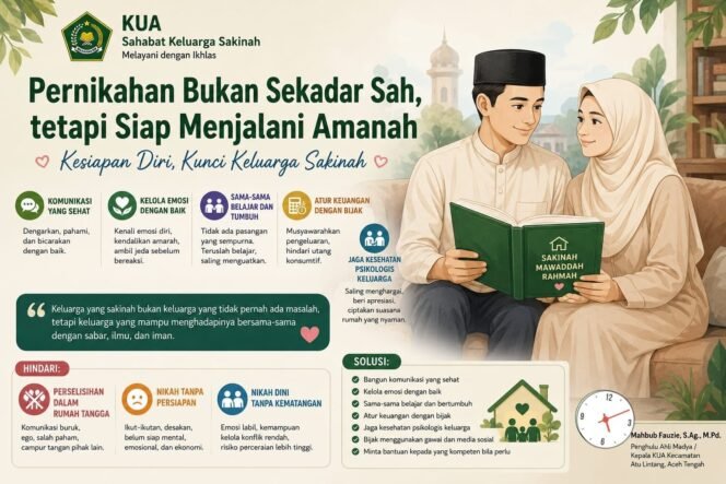 
 Pernikahan Bukan Sekadar Sah, tetapi Siap Menjalani Amanah