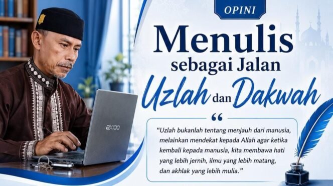 
 Menulis sebagai Jalan Uzlah dan Dakwah