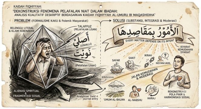 
 DEKONSTRUKSI FENOMENA PELAFALAN NIAT DALAM IBADAH